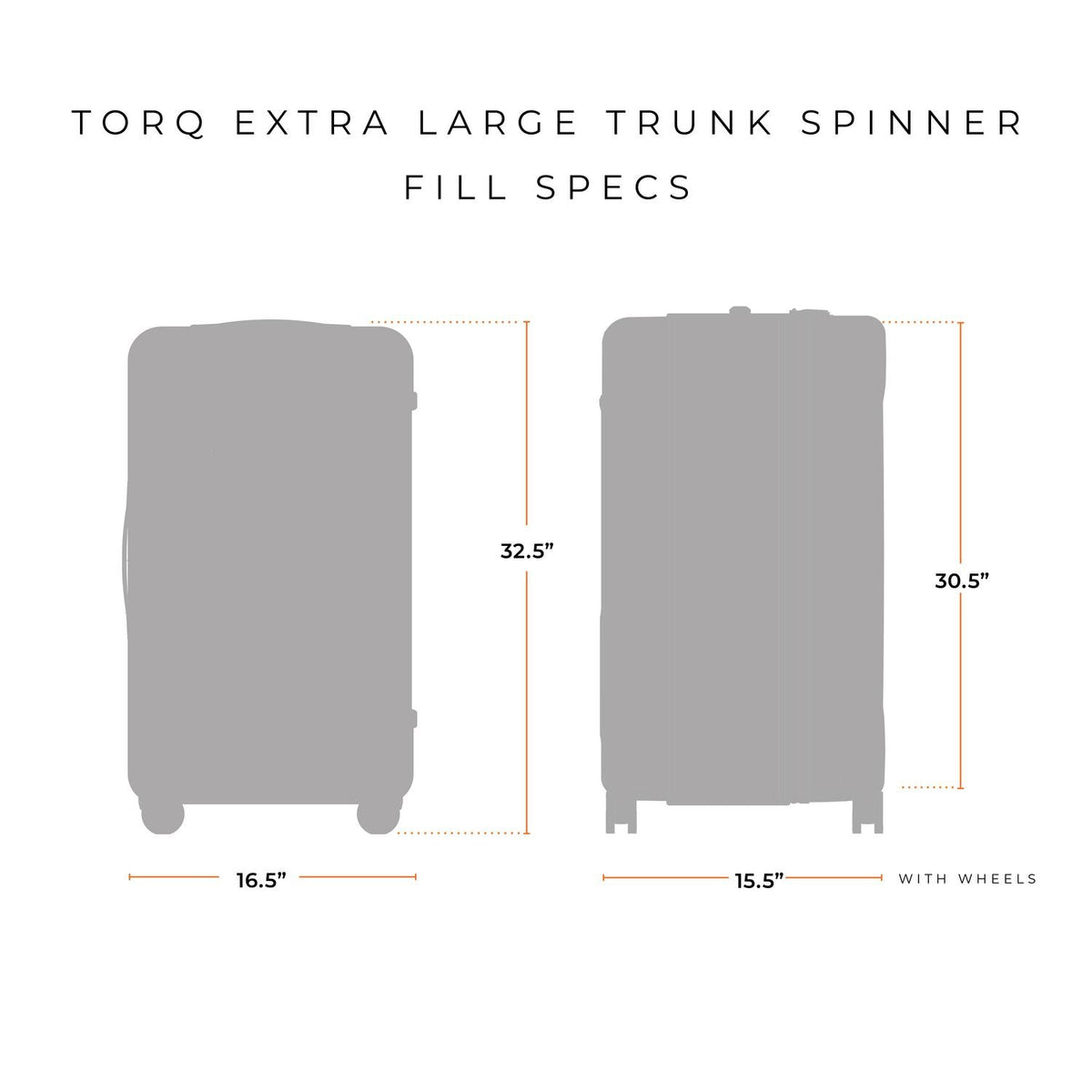 Briggs & Riley Torq Extra Large Trunk Spinner - Stealth