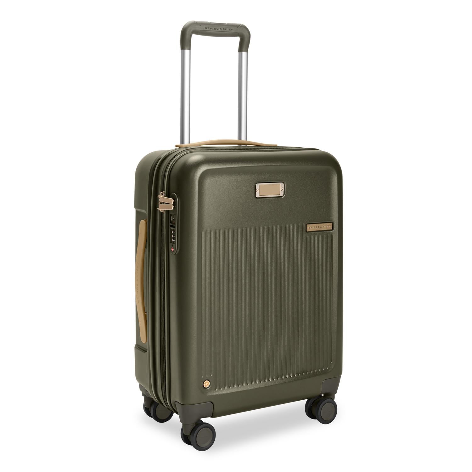 Briggs & Riley Sympatico Global 21" Carry-On Expandable Spinner - Olive