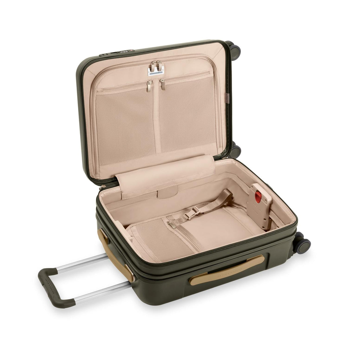 Briggs & Riley Sympatico Global 21" Carry-On Expandable Spinner - Olive