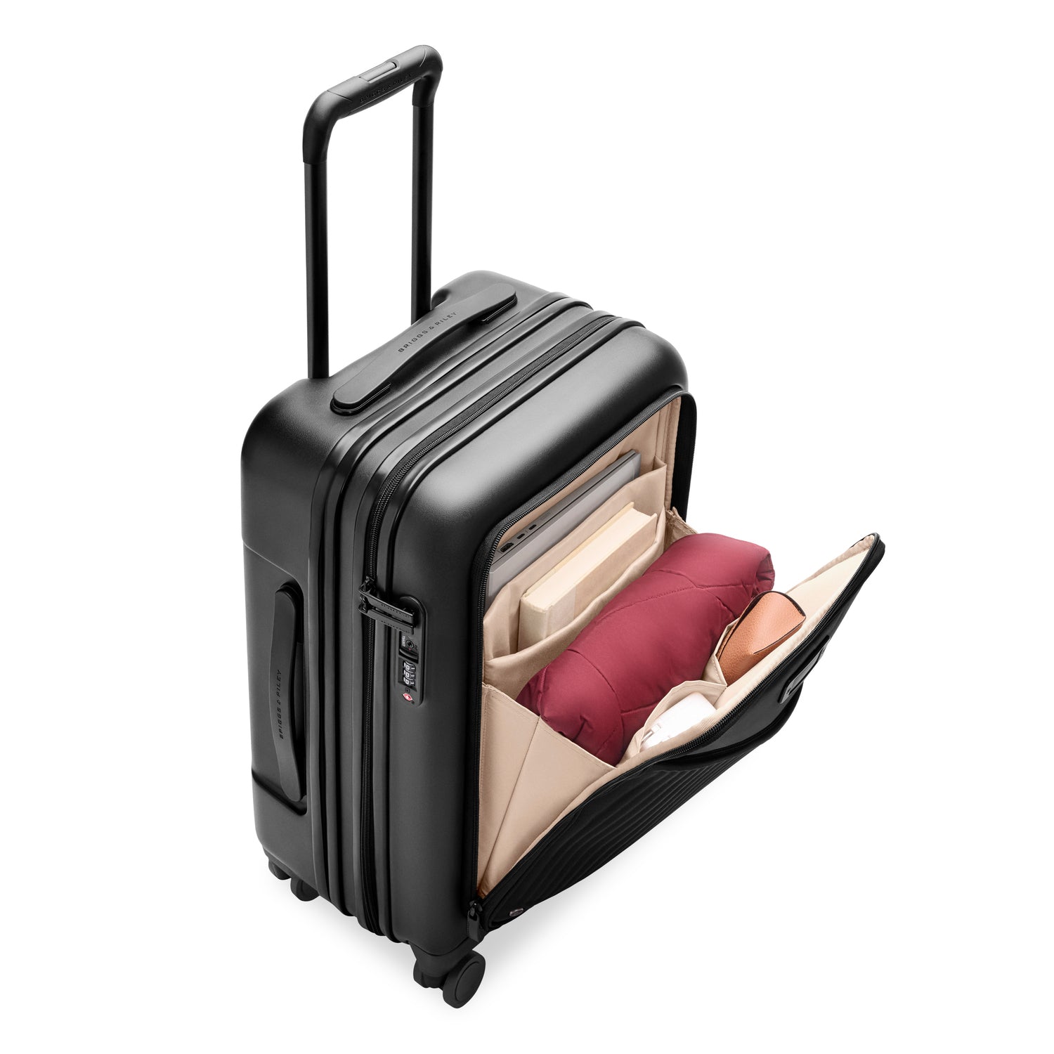 Briggs & Riley Sympatico Essential 22" Front Pocket Carry-On Expandable Spinner - Black