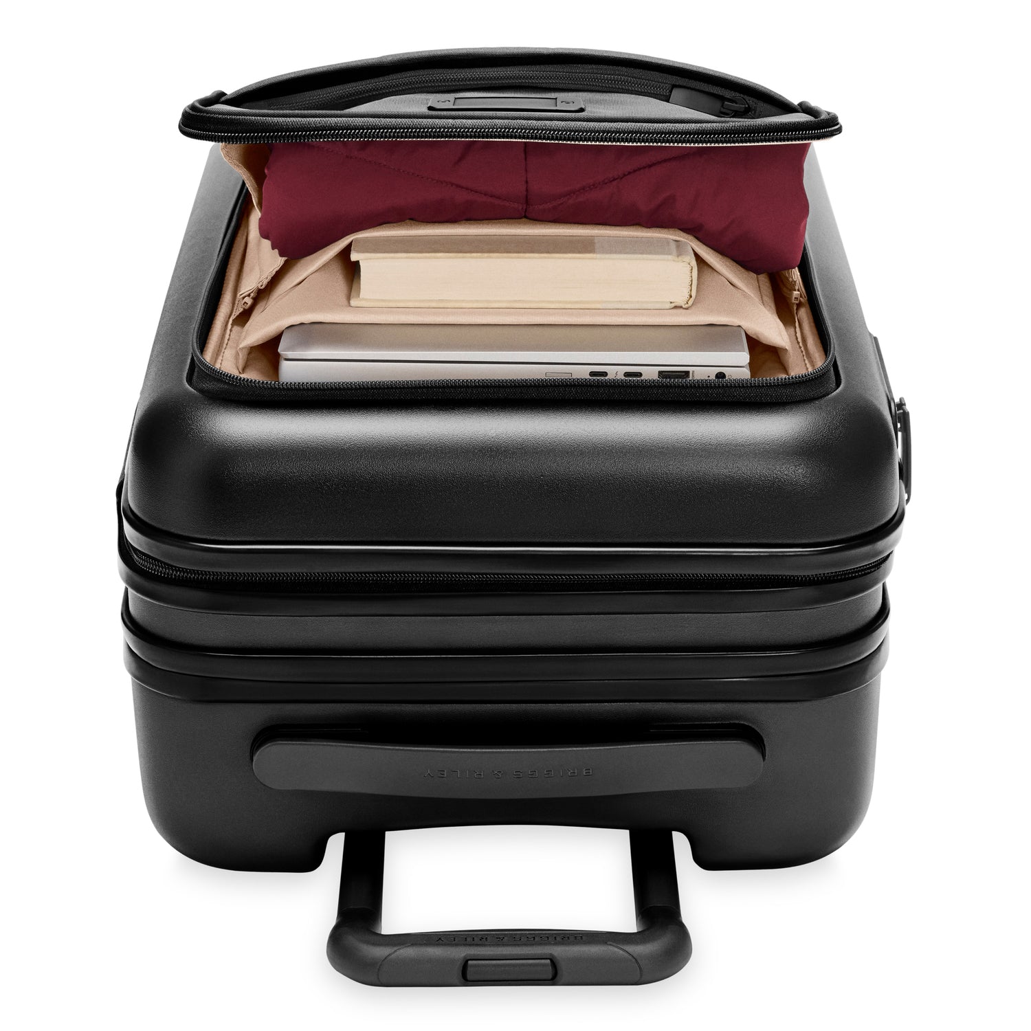 Briggs & Riley Sympatico Essential 22" Front Pocket Carry-On Expandable Spinner - Black