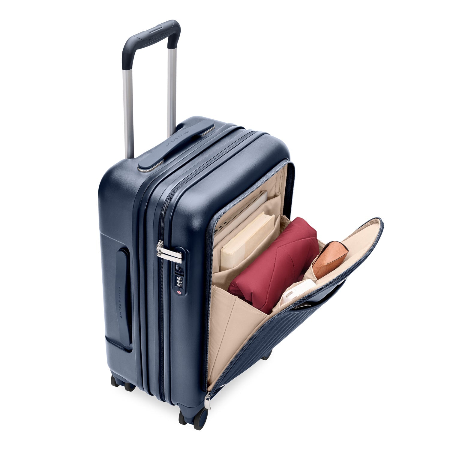 Briggs & Riley Sympatico Essential 22" Front Pocket Carry-On Expandable Spinner - Navy