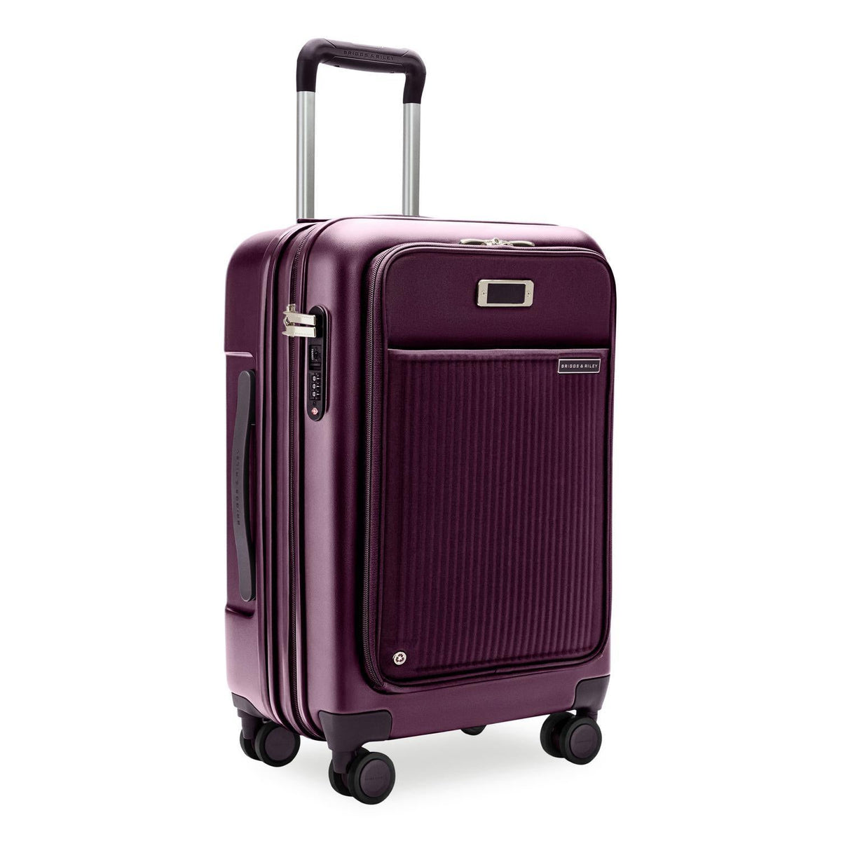 Briggs & Riley Sympatico Essential 22" Front Pocket Carry-On Expandable Spinner - Plum