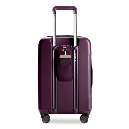 Briggs & Riley Sympatico Essential 22" Front Pocket Carry-On Expandable Spinner - Plum