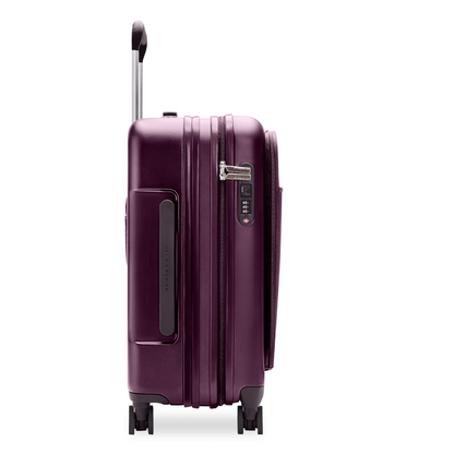 Briggs & Riley Sympatico Essential 22" Front Pocket Carry-On Expandable Spinner - Plum