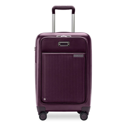 Briggs & Riley Sympatico Essential 22" Front Pocket Carry-On Expandable Spinner - Plum