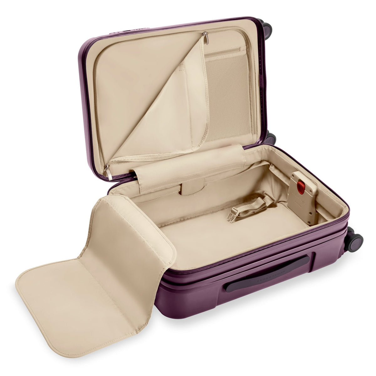 Briggs & Riley Sympatico Essential 22" Front Pocket Carry-On Expandable Spinner - Plum
