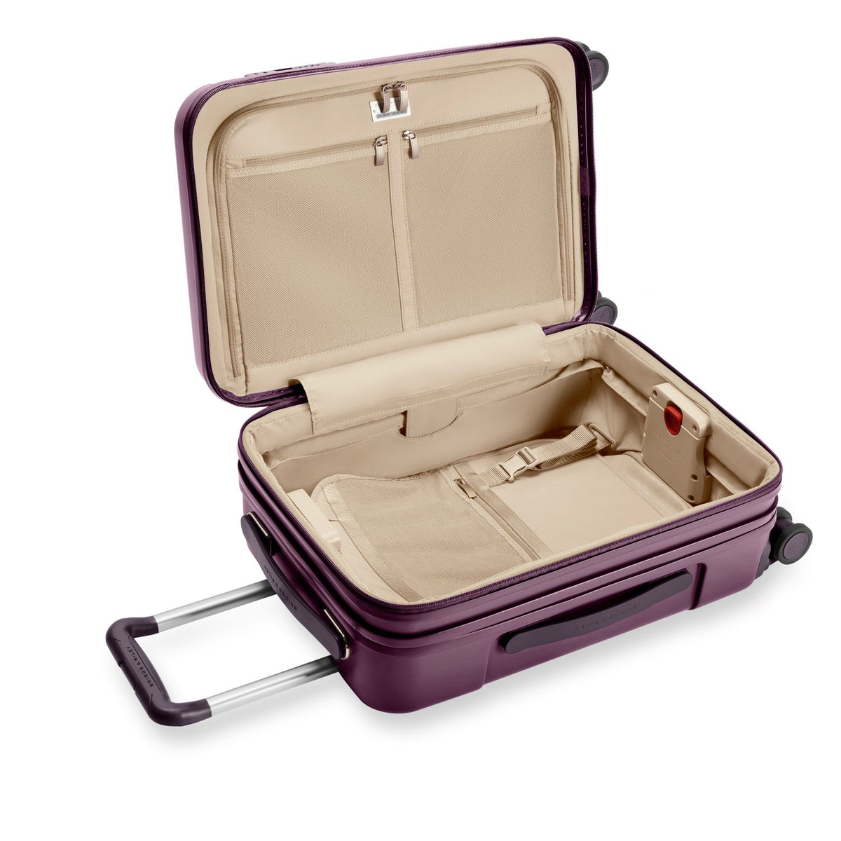 Briggs & Riley Sympatico Essential 22" Front Pocket Carry-On Expandable Spinner - Plum