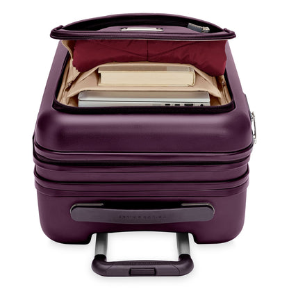 Briggs & Riley Sympatico Essential 22" Front Pocket Carry-On Expandable Spinner - Plum