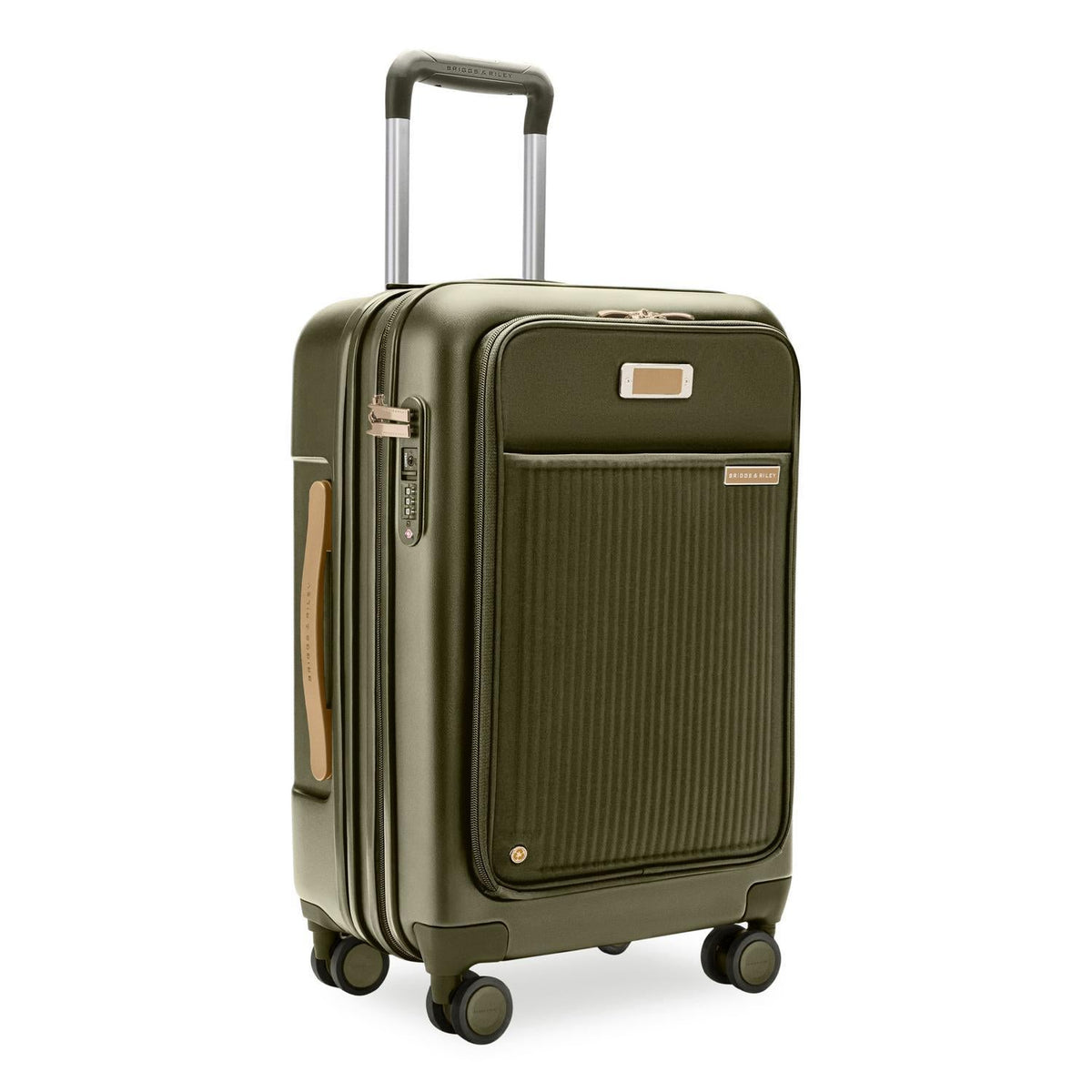 Briggs & Riley Sympatico Essential 22" Front Pocket Carry-On Expandable Spinner - Olive