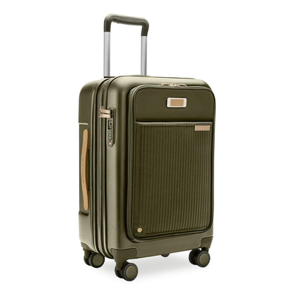 Briggs & Riley Sympatico Essential 22" Front Pocket Carry-On Expandable Spinner - Olive