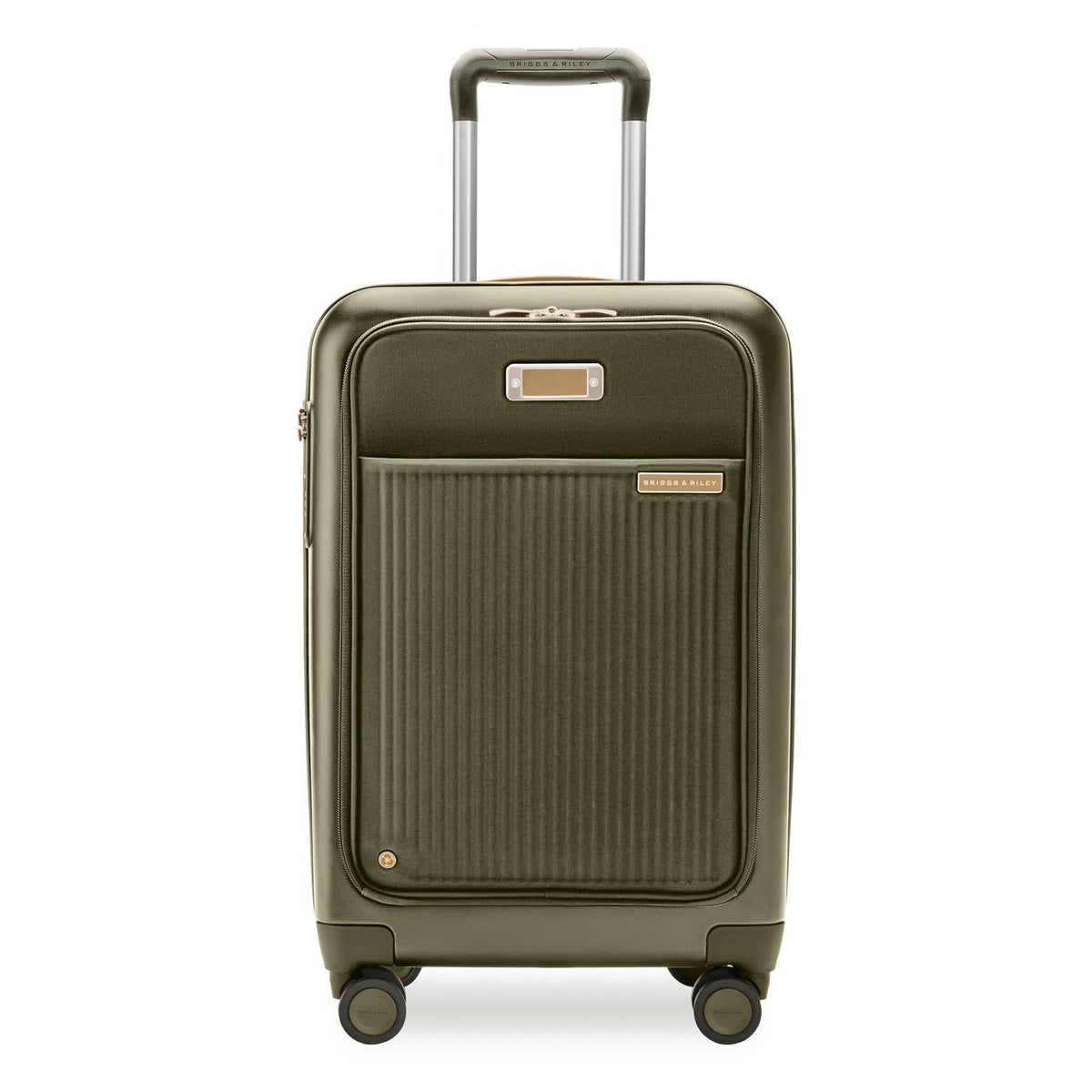 Briggs & Riley Sympatico Essential 22" Front Pocket Carry-On Expandable Spinner - Olive