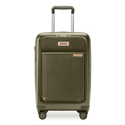 Briggs & Riley Sympatico Essential 22" Front Pocket Carry-On Expandable Spinner - Olive