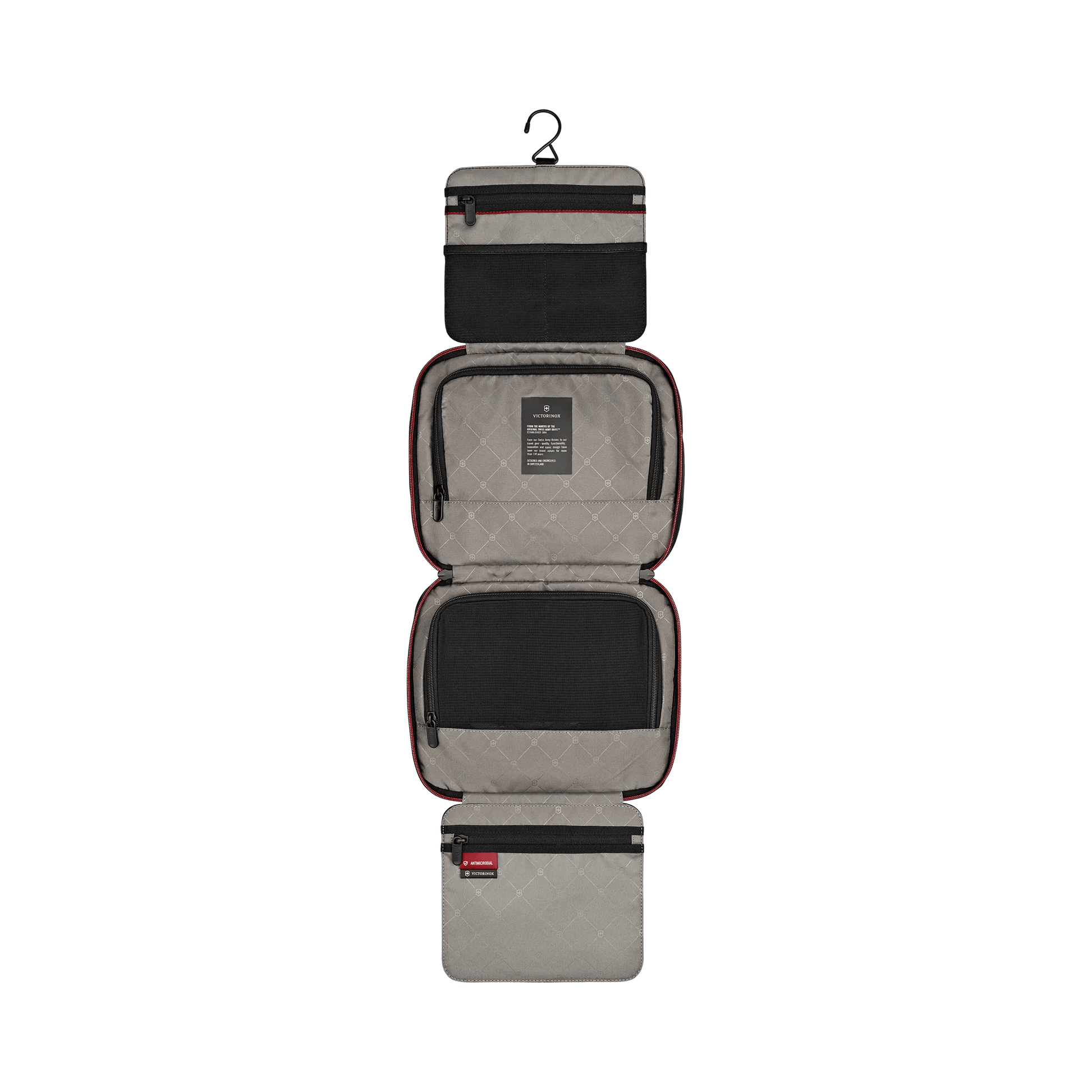 hanging toiletry bag travel kit by expert travel Away in Jet Black no worries for long Coosky Travel Hanging Toiletry Bag