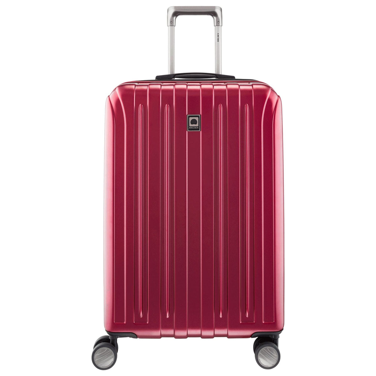 Delsey TITANIUM - Medium Expandable Spinner - Red