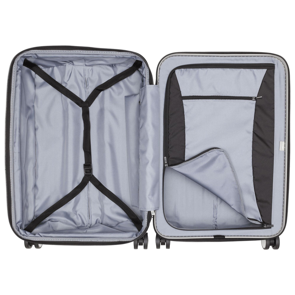 Delsey TITANIUM - Medium Expandable Spinner - Silver