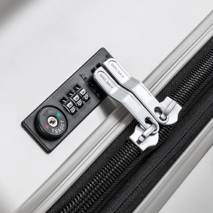 Delsey TITANIUM - Medium Expandable Spinner - Silver