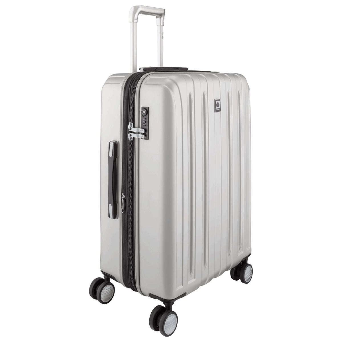 Delsey TITANIUM - Medium Expandable Spinner - Silver
