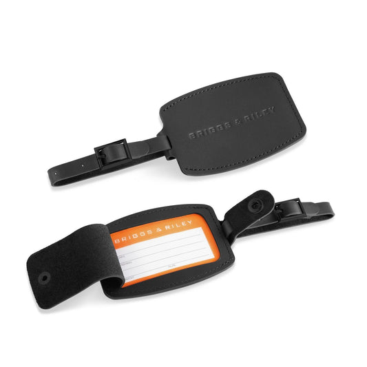 Briggs & Riley Leather ID Tag - Black