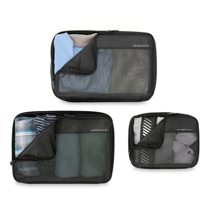 Briggs & Riley Travel Essentials Carry-On Compression Packing Cube Set - Black