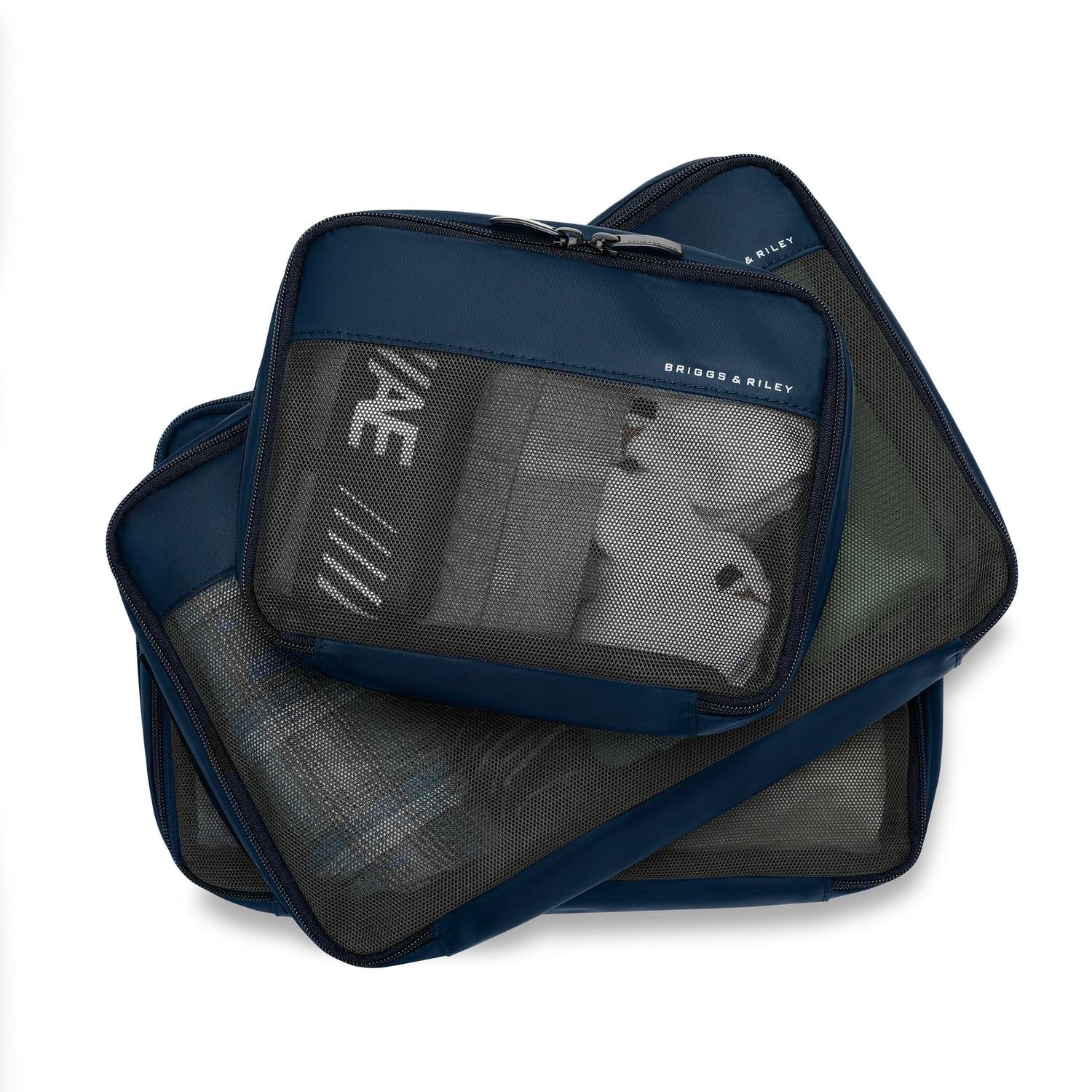 Briggs & Riley Travel Essentials Carry-On Compression Packing Cube Set - Navy