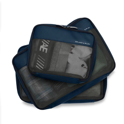 Briggs & Riley Travel Essentials Carry-On Compression Packing Cube Set - Navy