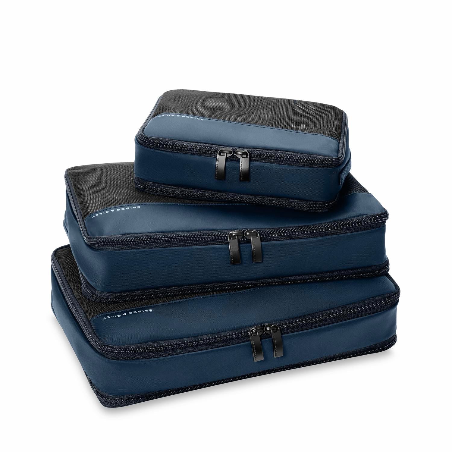 Briggs & Riley Travel Essentials Carry-On Compression Packing Cube Set - Navy