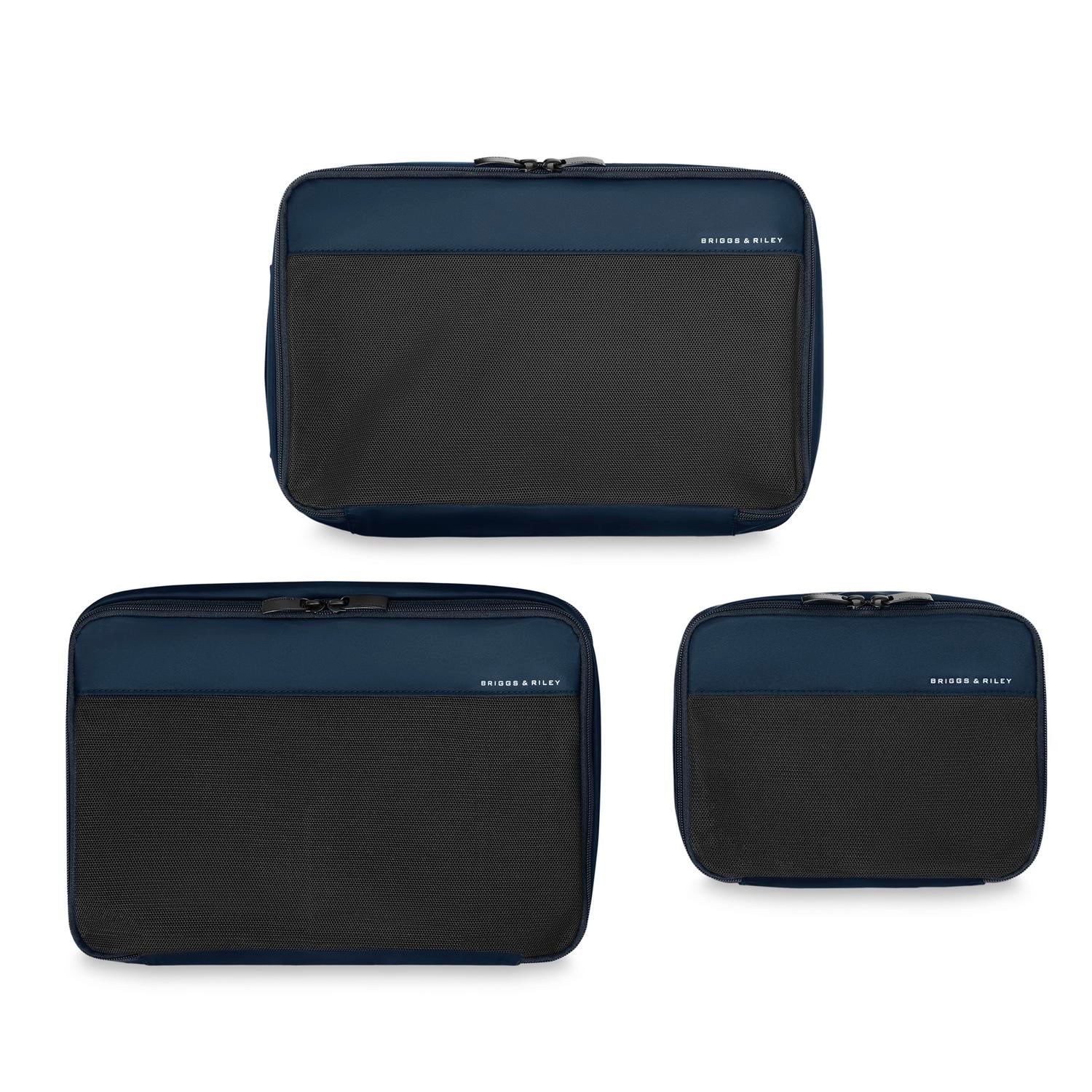 Briggs & Riley Travel Essentials Carry-On Compression Packing Cube Set - Navy