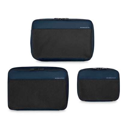 Briggs & Riley Travel Essentials Carry-On Compression Packing Cube Set - Navy