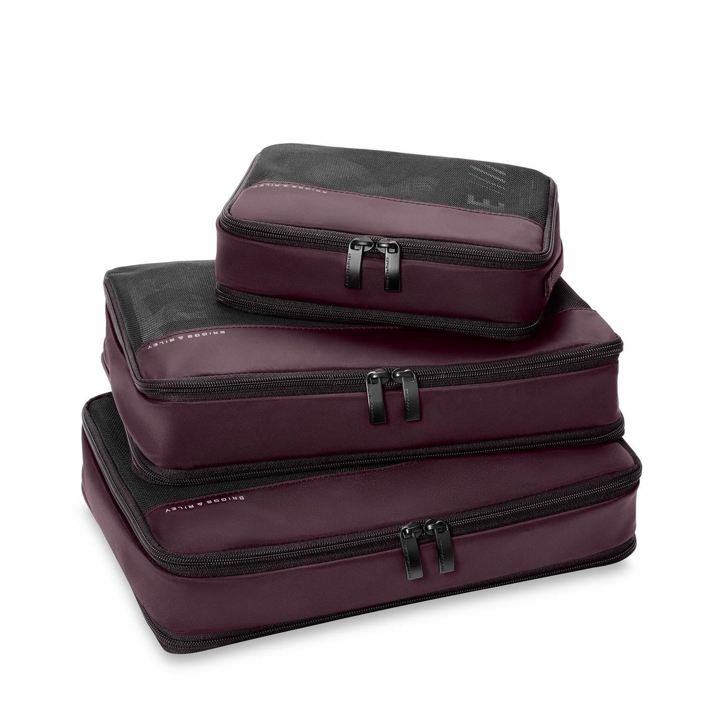 Briggs & Riley Travel Essentials Carry-On Compression Packing Cube Set - Plum