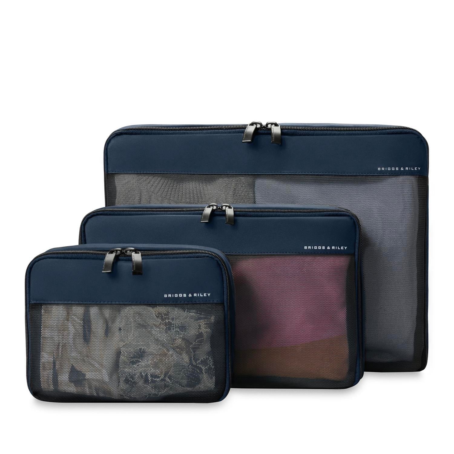 Briggs & Riley Travel Essentials Check-In Compression Packing Cube Set - Navy
