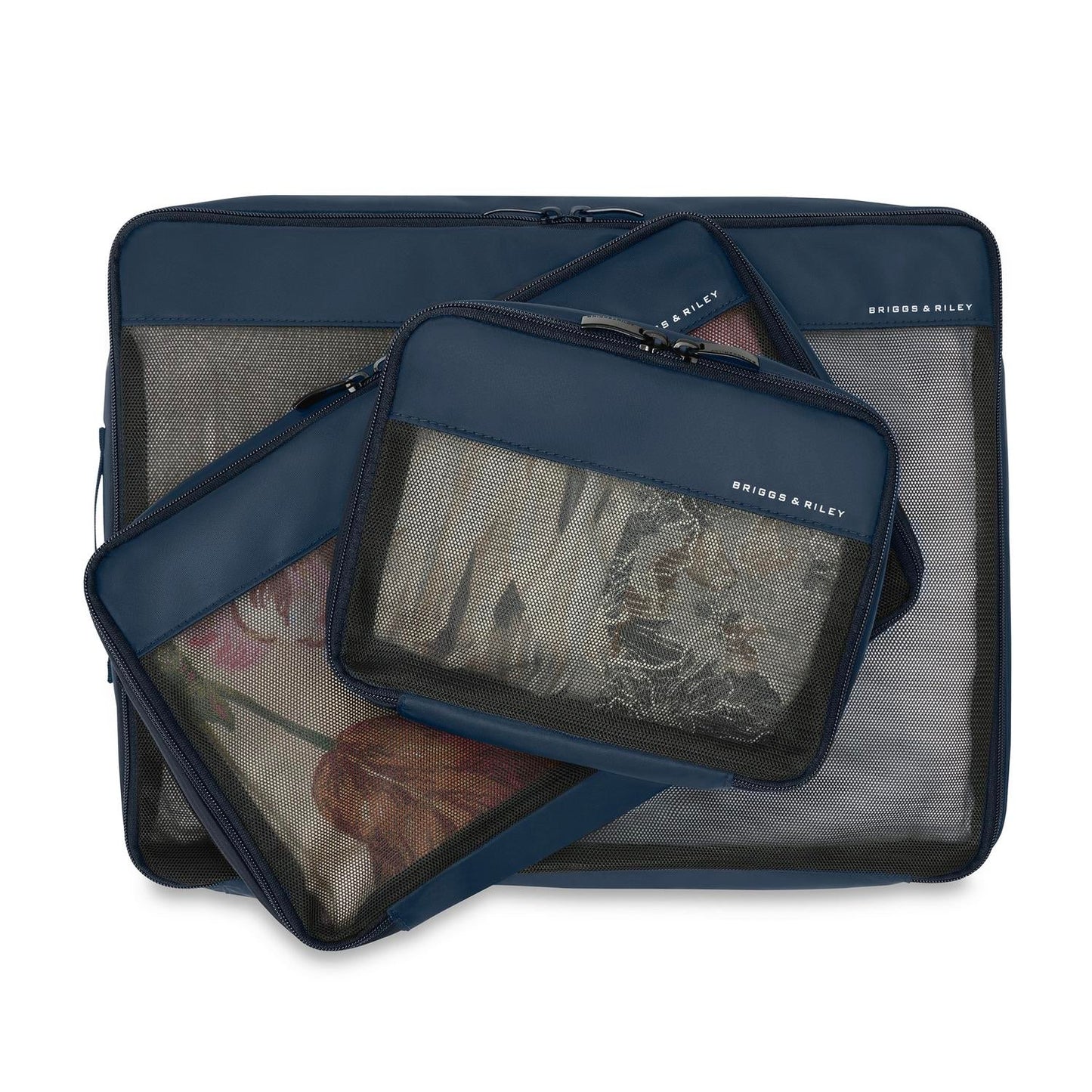 Briggs & Riley Travel Essentials Check-In Compression Packing Cube Set - Navy