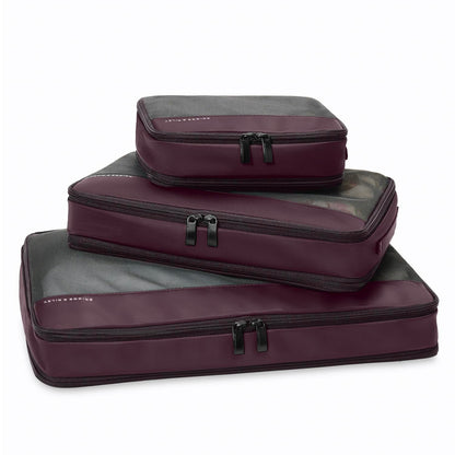 Briggs & Riley Travel Essentials Check-In Compression Packing Cube Set - Plum