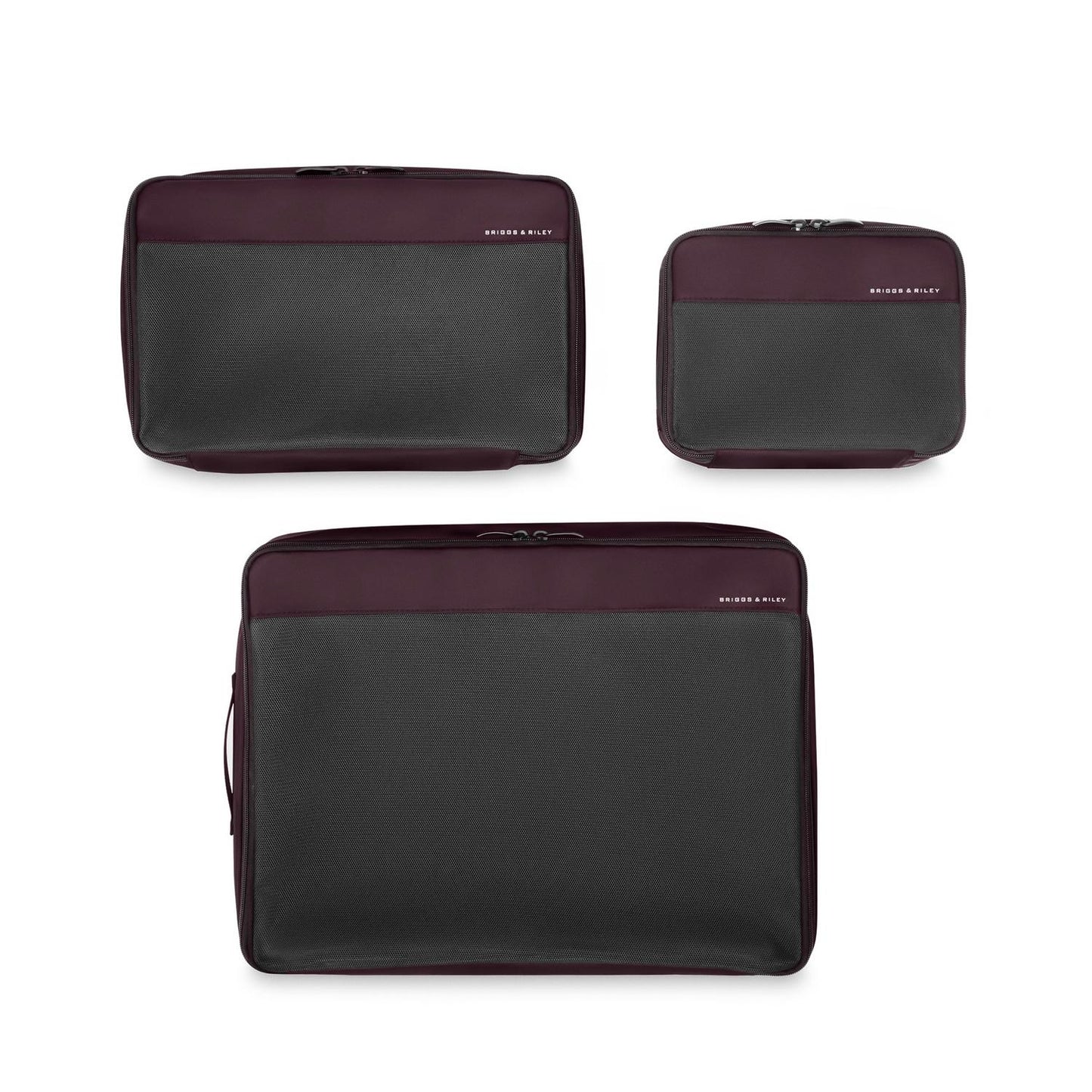 Briggs & Riley Travel Essentials Check-In Compression Packing Cube Set - Plum