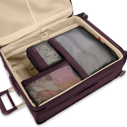 Briggs & Riley Travel Essentials Check-In Compression Packing Cube Set - Plum