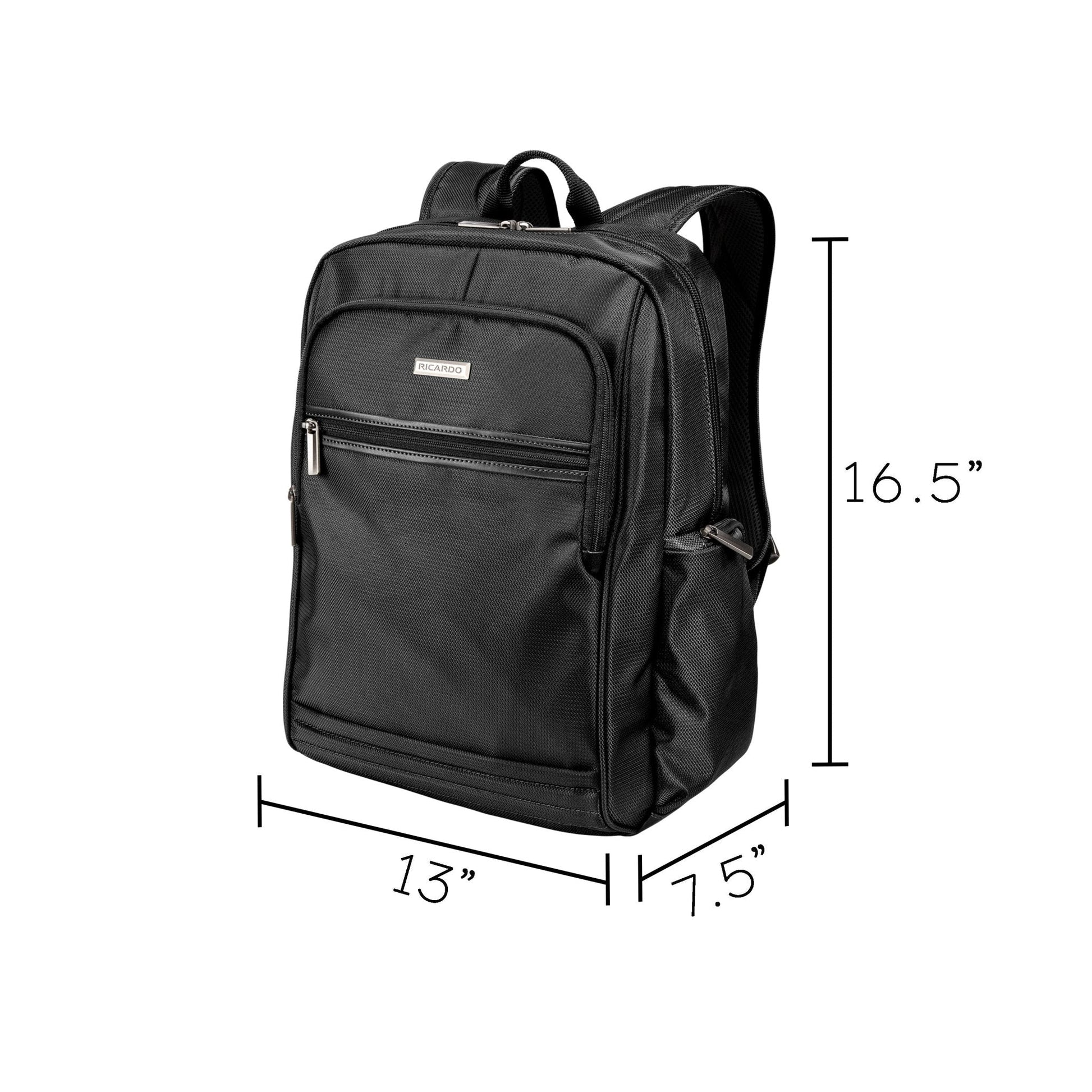 Ricardo Beverly Hills Avalon Avalon Softside Laptop Backpack, 23L - Black