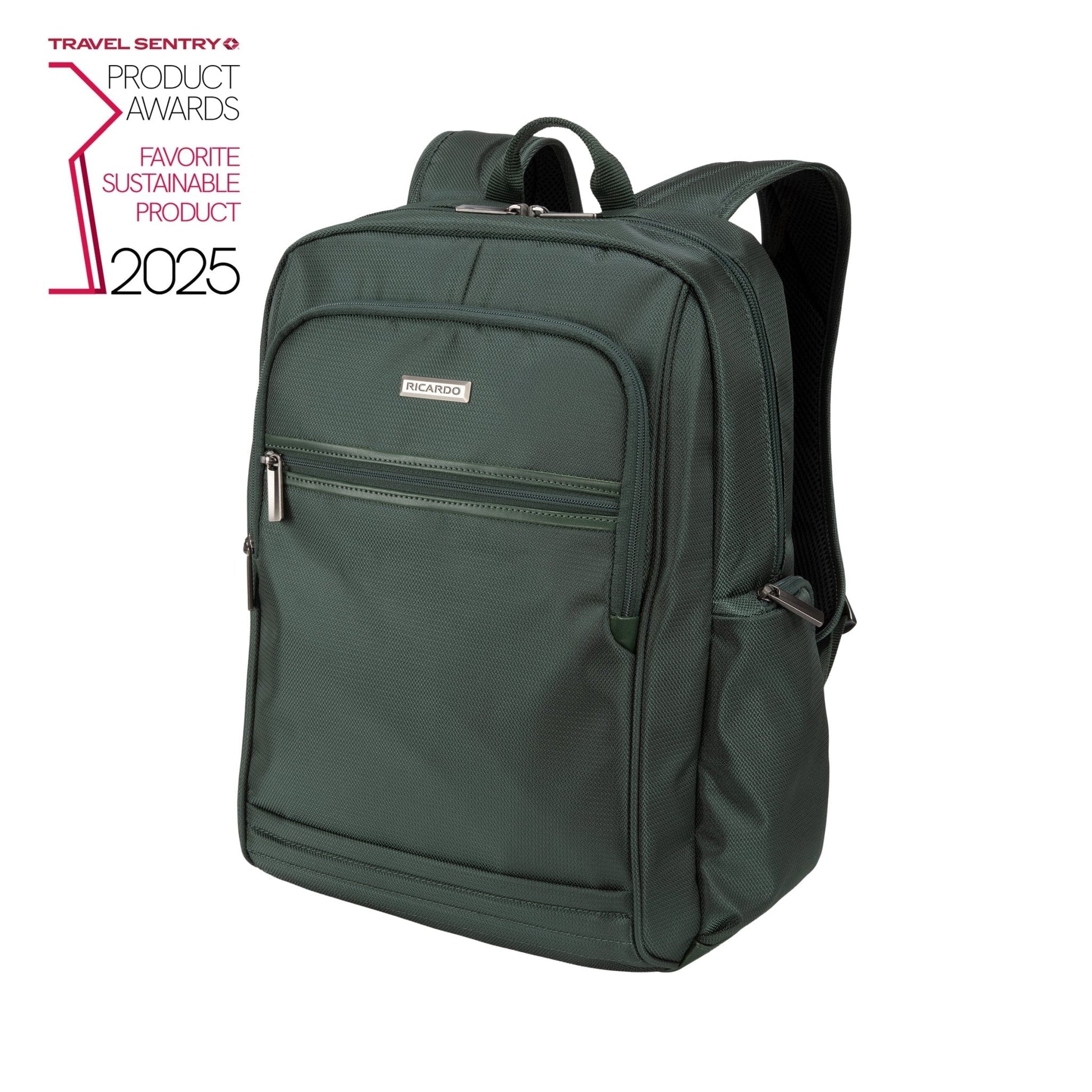 Ricardo Beverly Hills Avalon Softside Laptop Backpack, 23L - Juniper Green
