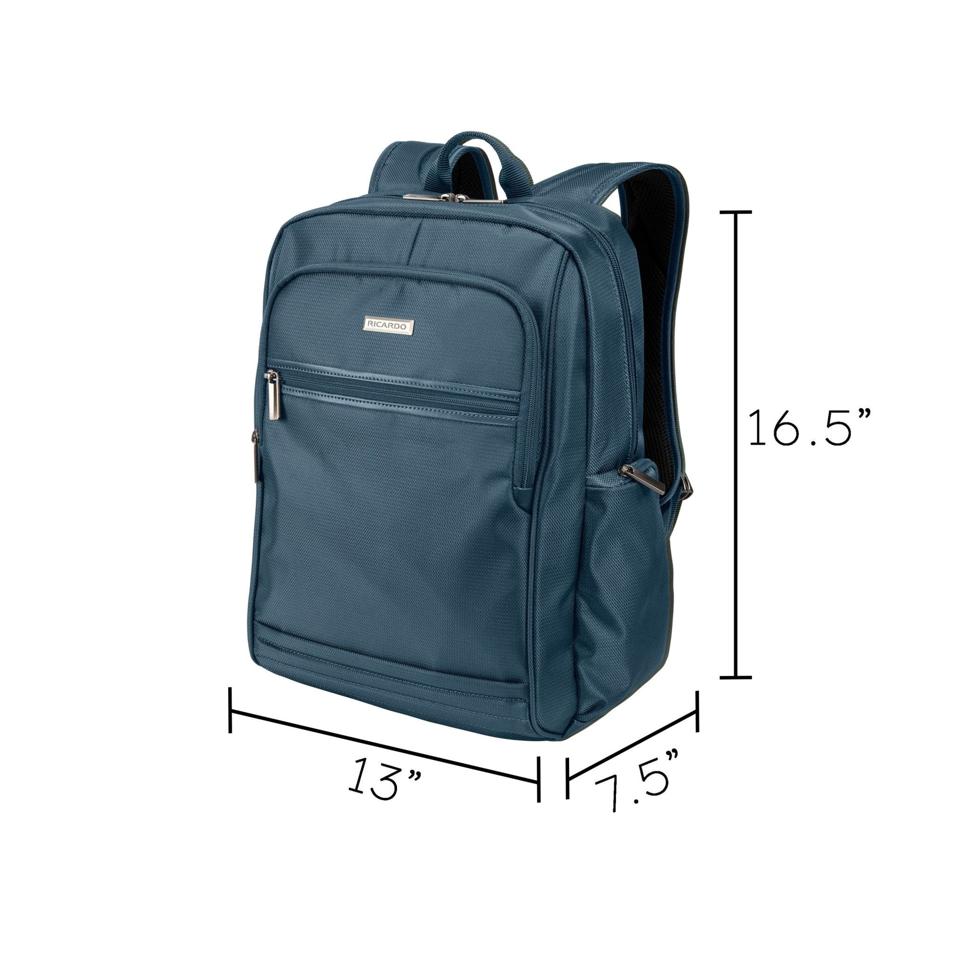 Ricardo Beverly Hills Avalon Softside Laptop Backpack, 23L - Storm Blue