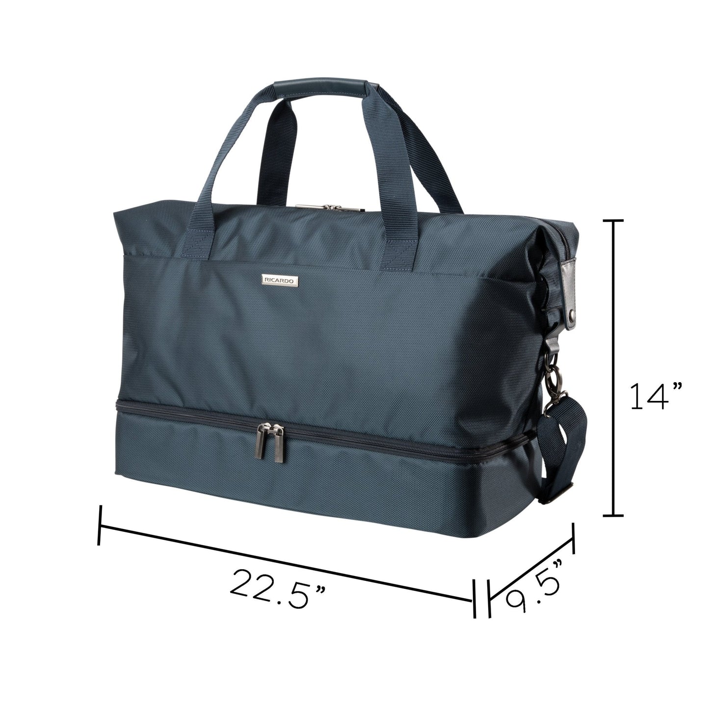 Ricardo Beverly Hills Avalon Softside Drop-Bottom Weekender Duffel - 38L - Storm Blue