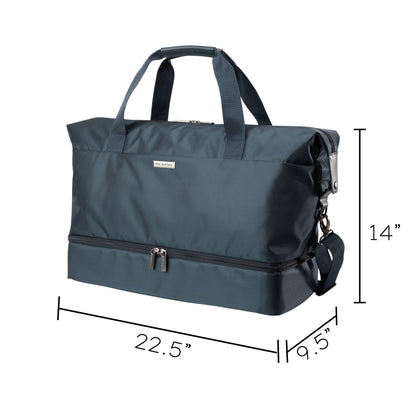 Ricardo Beverly Hills Avalon Softside Drop-Bottom Weekender Duffel - 38L - Storm Blue