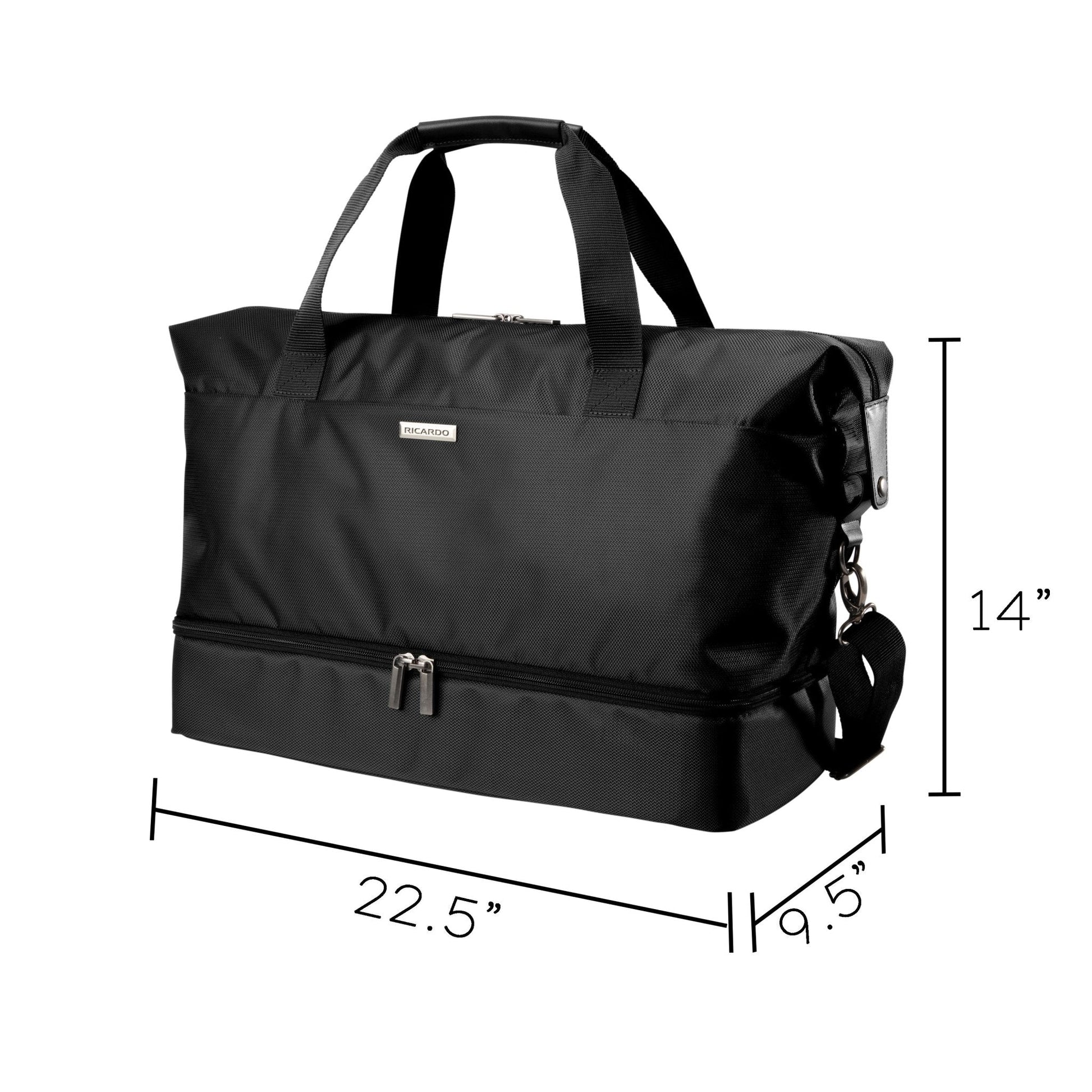 Ricardo Beverly Hills Avalon Softside Drop-Bottom Weekender Duffel - 38L - Black