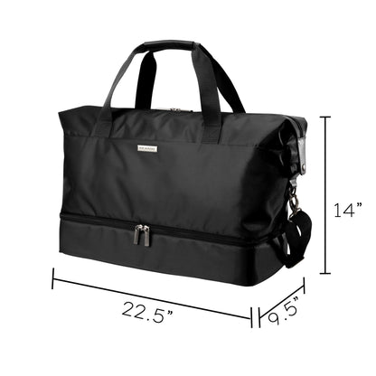 Ricardo Beverly Hills Avalon Softside Drop-Bottom Weekender Duffel - 38L - Black