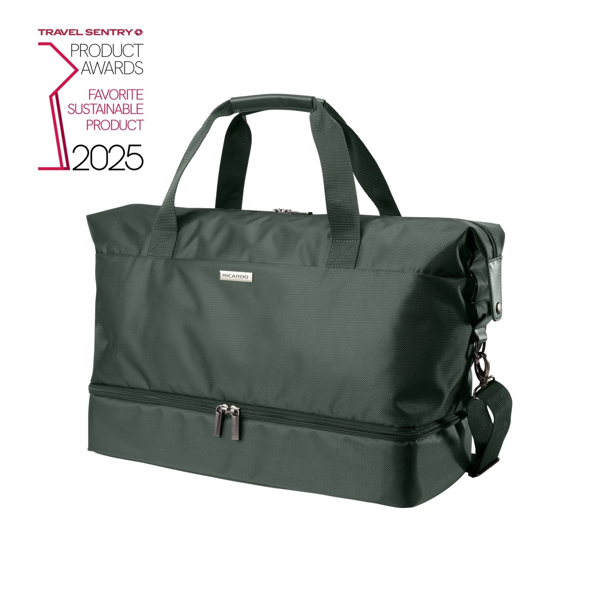 Ricardo Beverly Hills Avalon Softside Drop-Bottom Weekender Duffel - 38L - Juniper Green