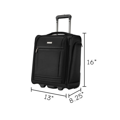Ricardo Beverly Hills Avalon Softside Small Carry-On, 28L - Black