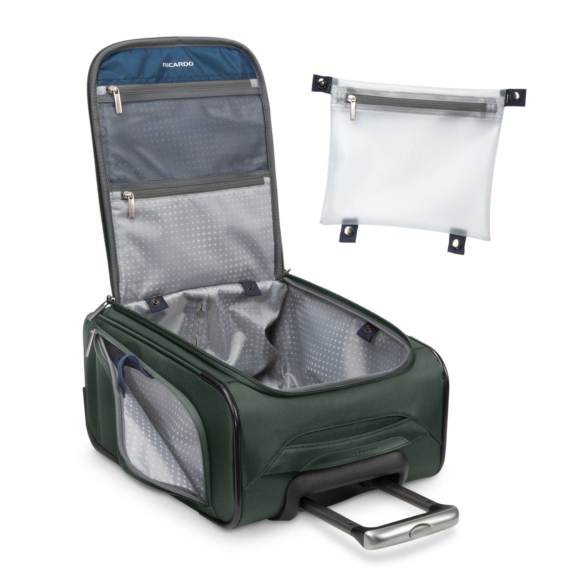 Ricardo Beverly Hills Avalon Softside Small Carry-On, 28L - Juniper Green