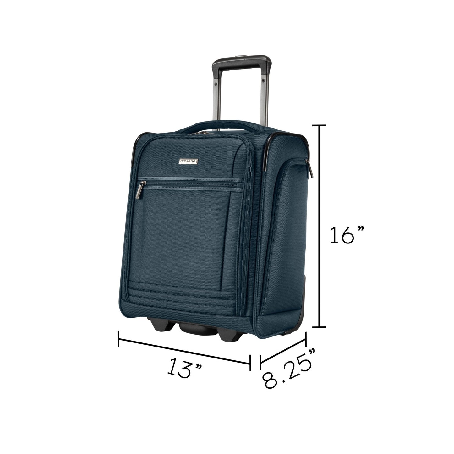 Ricardo Beverly Hills Avalon Softside Small Carry-On, 28L - Storm Blue