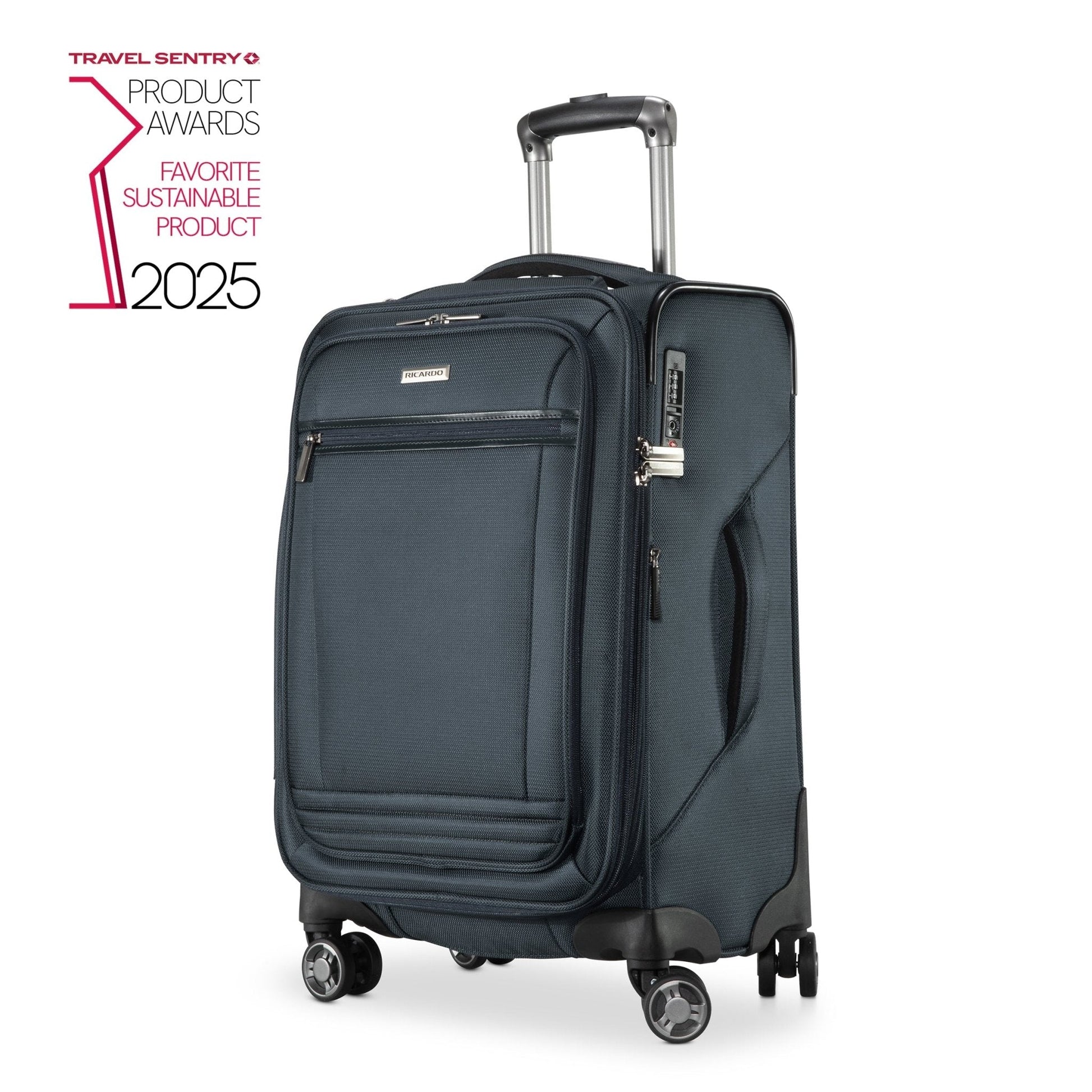 Ricardo Beverly Hills Avalon Softside Carry-On Expandable Spinner - Storm Blue