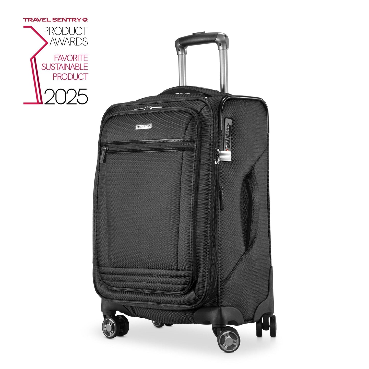 Ricardo Beverly Hills Avalon Softside Carry-On Expandable Spinner - Black