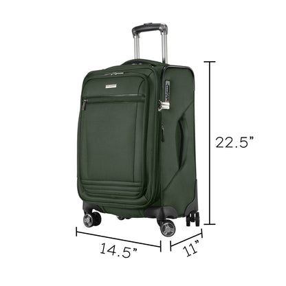 Ricardo Beverly Hills Avalon Softside Carry-On Expandable Spinner - Juniper Green
