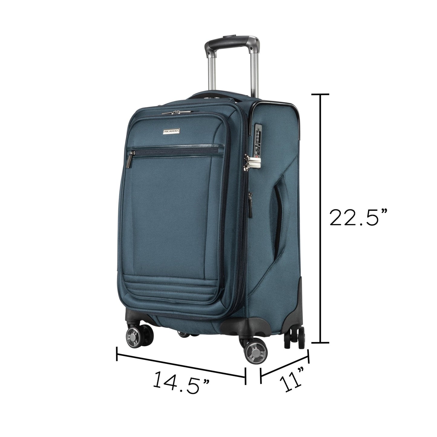 Ricardo Beverly Hills Avalon Softside Carry-On Expandable Spinner - Storm Blue
